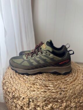 Merrell Men's Green Speed Eco Hiking Shoes Sz 14